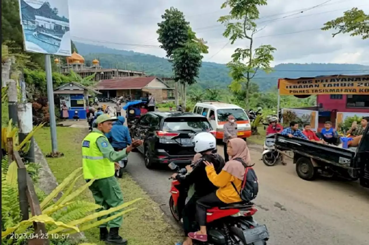 Hari Kedua Idulfitri, Pengunjung Objek Wisata Gunung Galunggung Padat