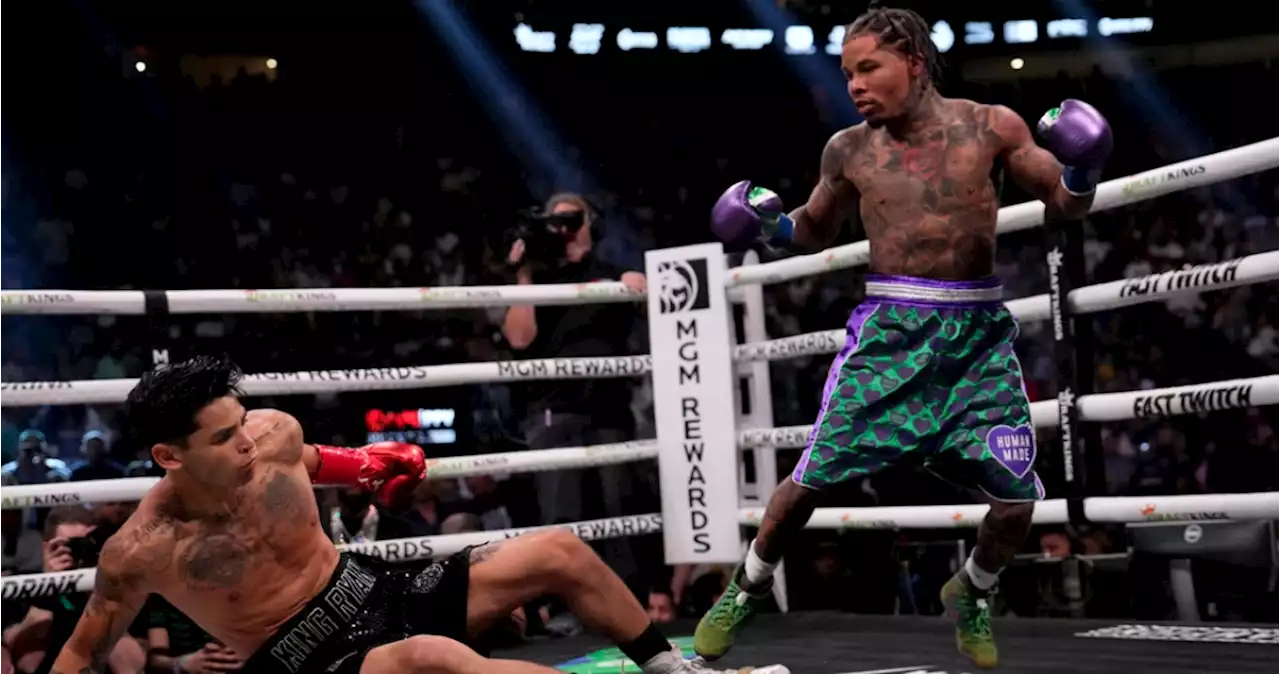 Gervonta Davis noquea a Ryan García con un gancho de izquierda en el séptimo asalto