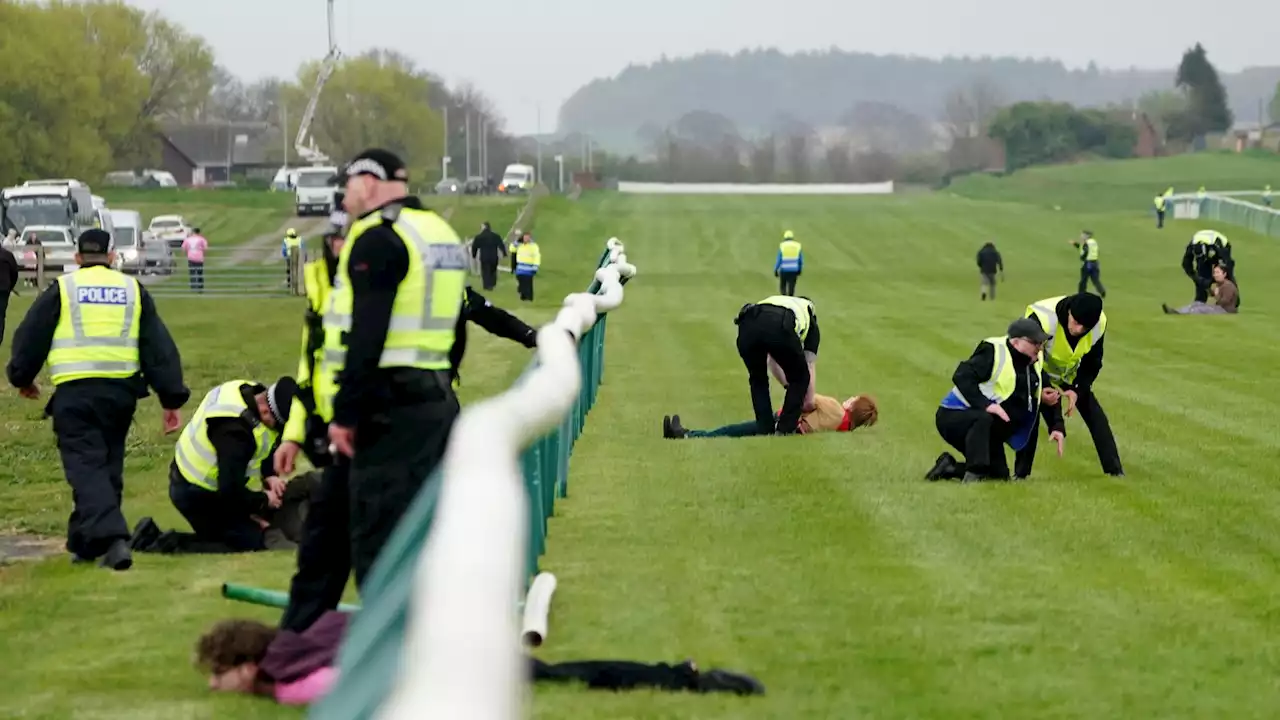 Scottish Grand National protests: 25 arrests after disruption at Ayr racecourse