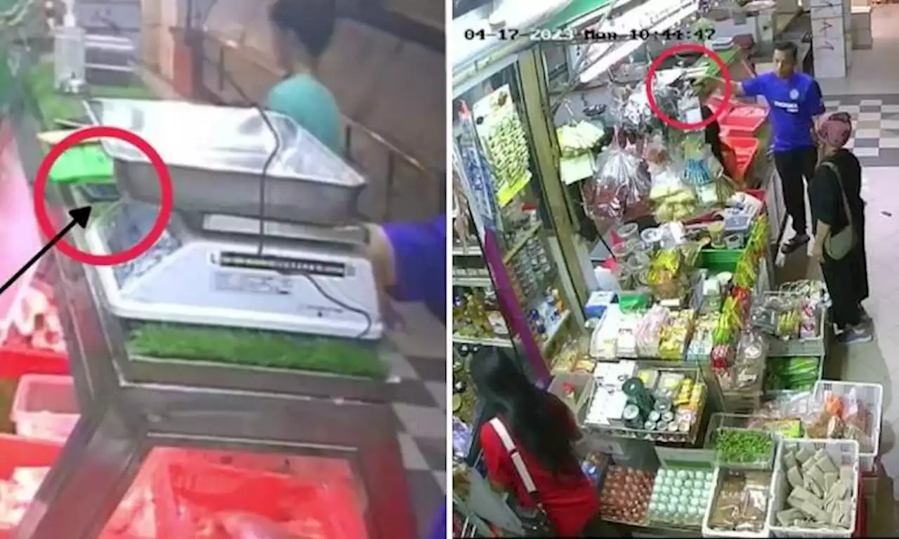 Halal store seeks man caught on CCTV stealing phone from Yew Tee wet market outlet