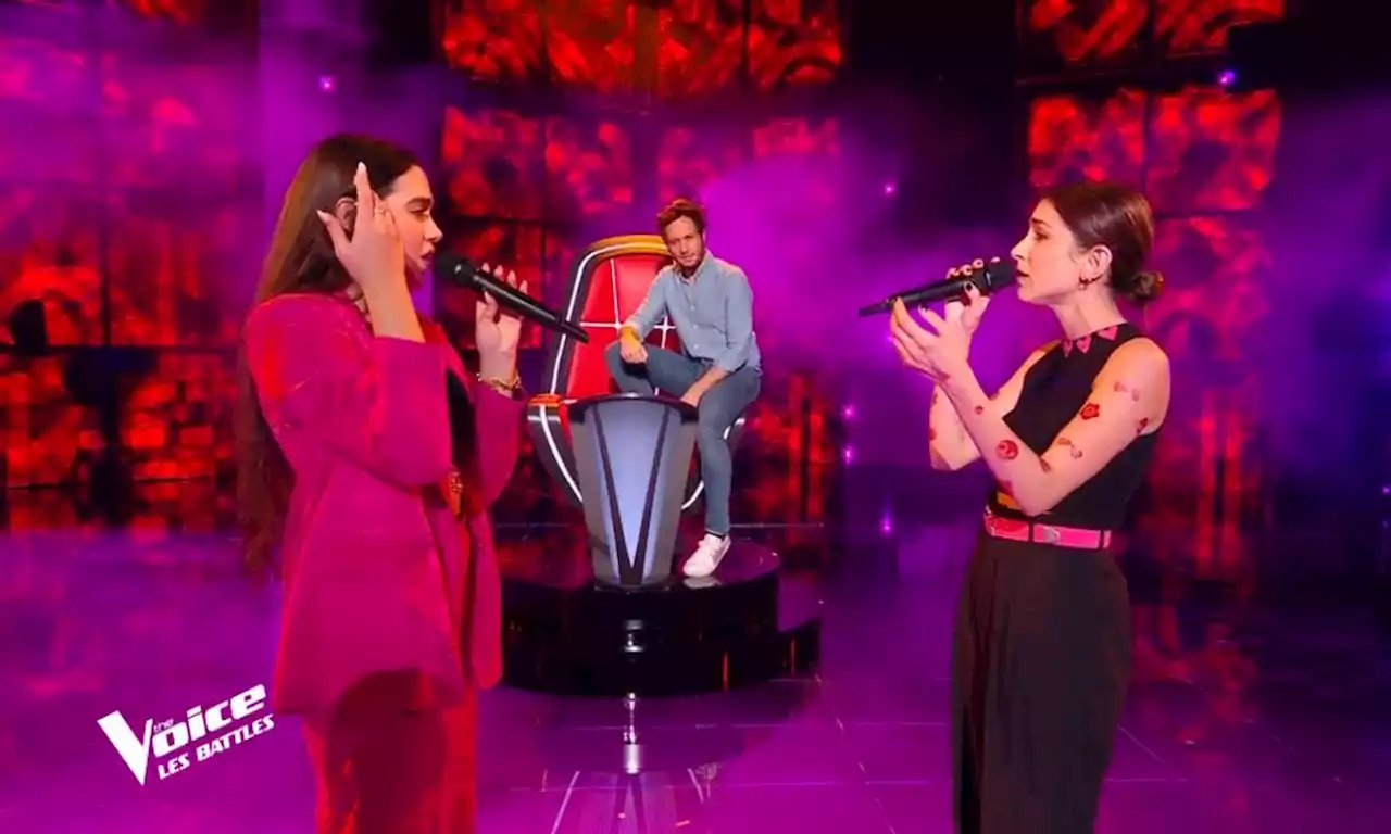 The Voice 2023 - Kiona VS Maryline Naaman chantent 'Dernière danse' de Indila (Battles) - The Voice | TF1