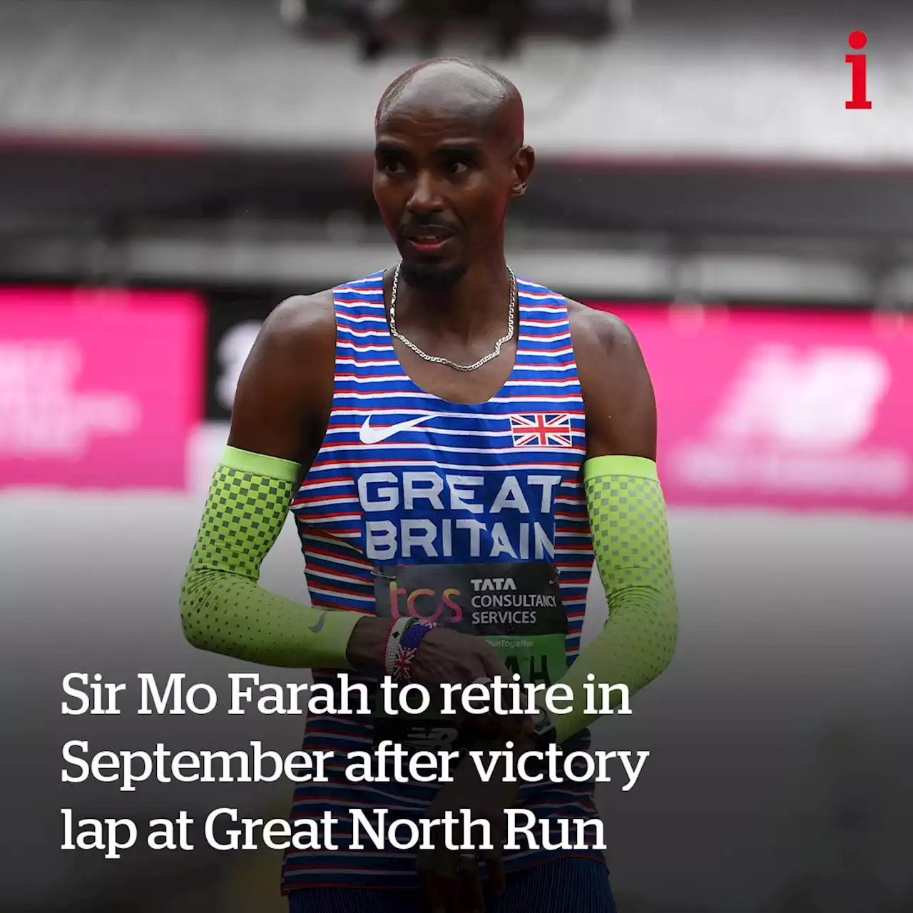 Sir Mo Farah to retire in September after victory lap at Great North Run