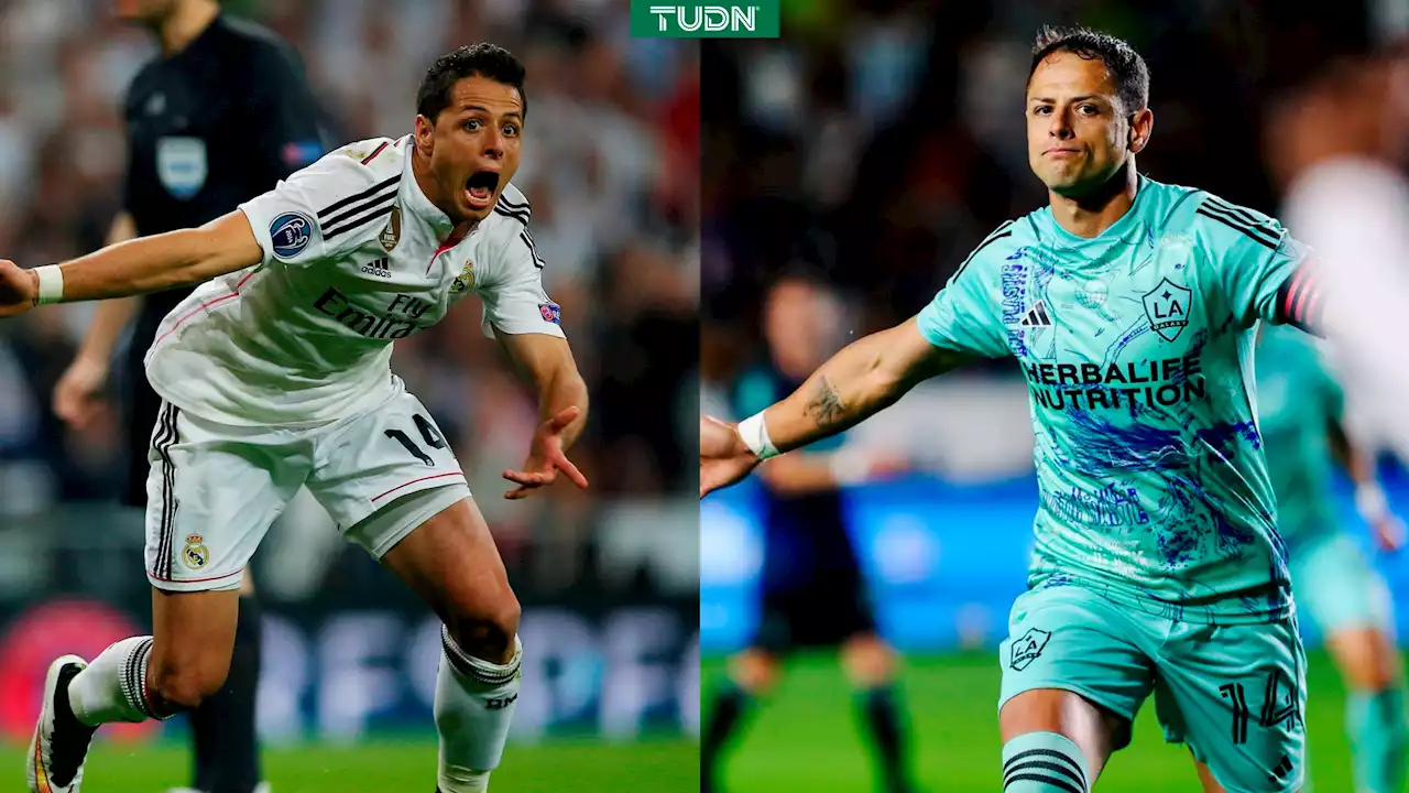 Chicharito marca el mismo día con LA Galaxy y Real Madrid: “¡Qué chingón!”