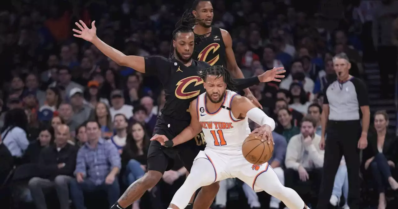 Brunson, Barrett lead Knicks over Cavs 102-93 for 3-1 lead