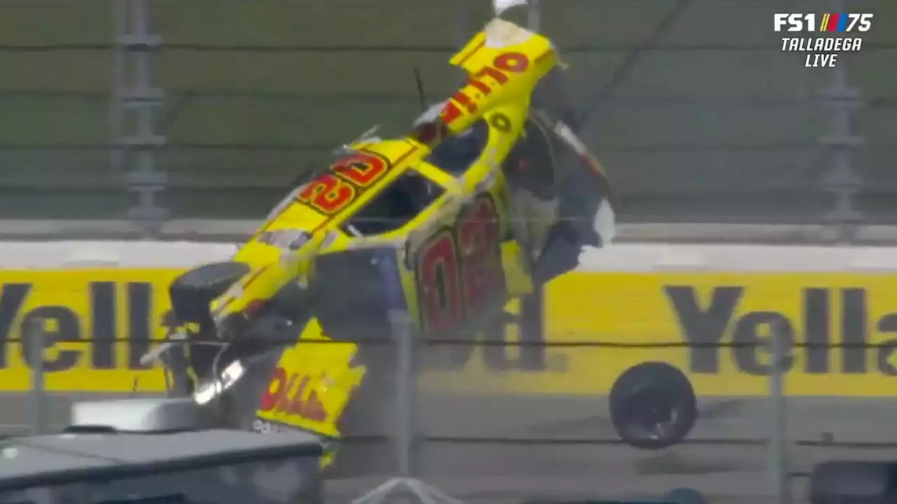 NASCAR: Blaine Perkins' car flips six times in wild Xfinity Series wreck at Talladega