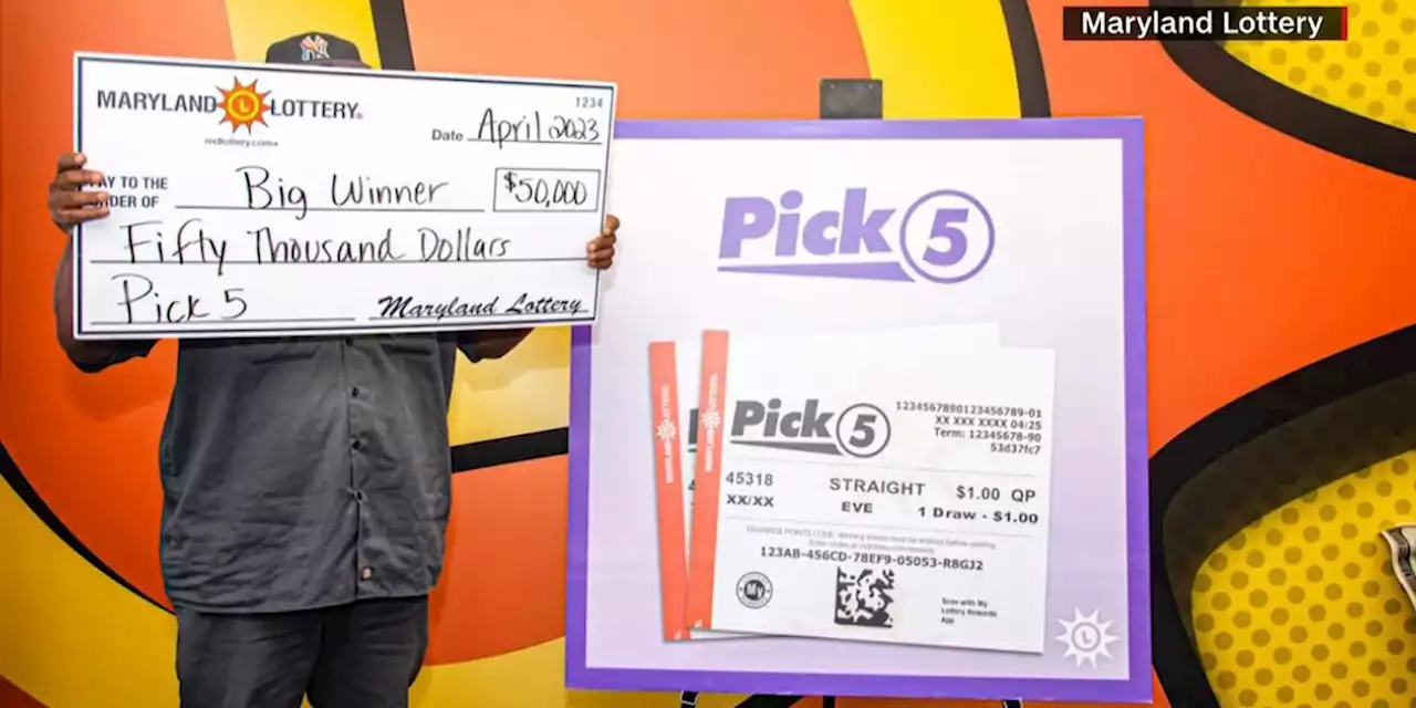 Man wins lottery 3 times with same numbers