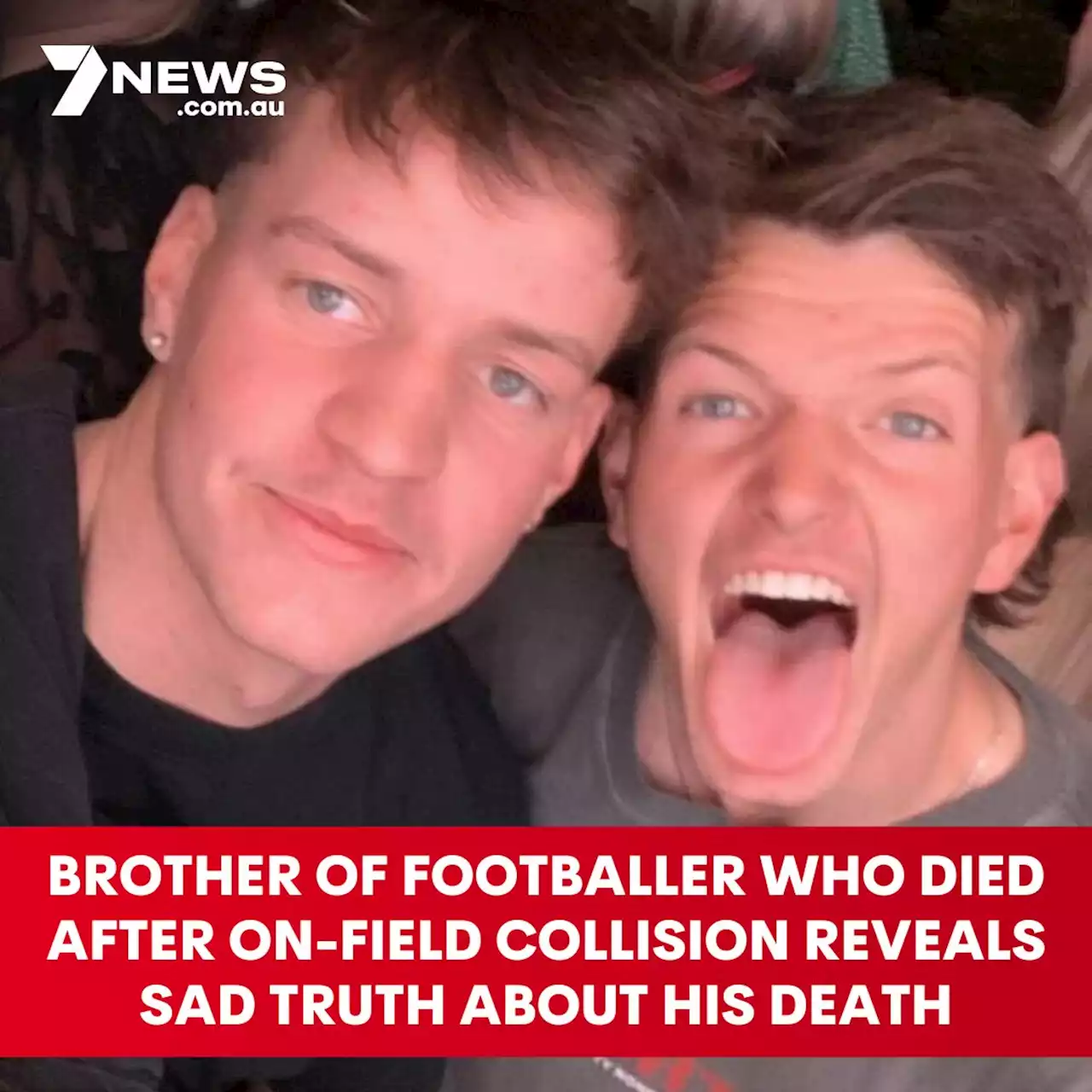 Family of footballer who died after on-field collision reveals his selfless final act