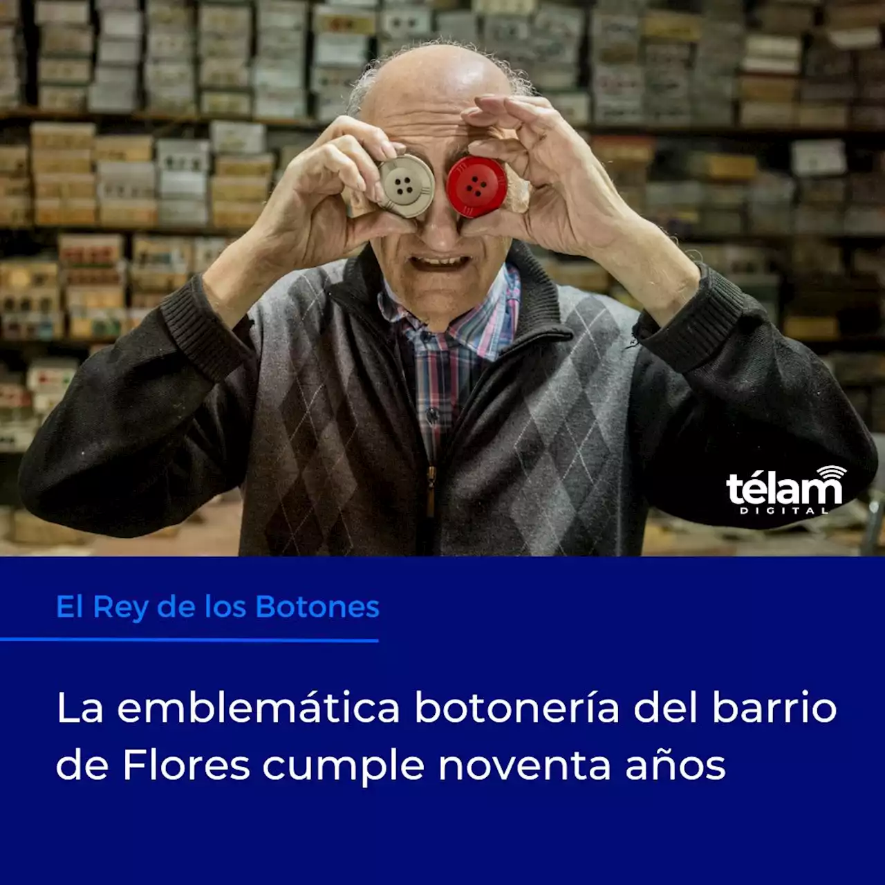 La emblemática botonería del barrio de Flores cumple noventa años