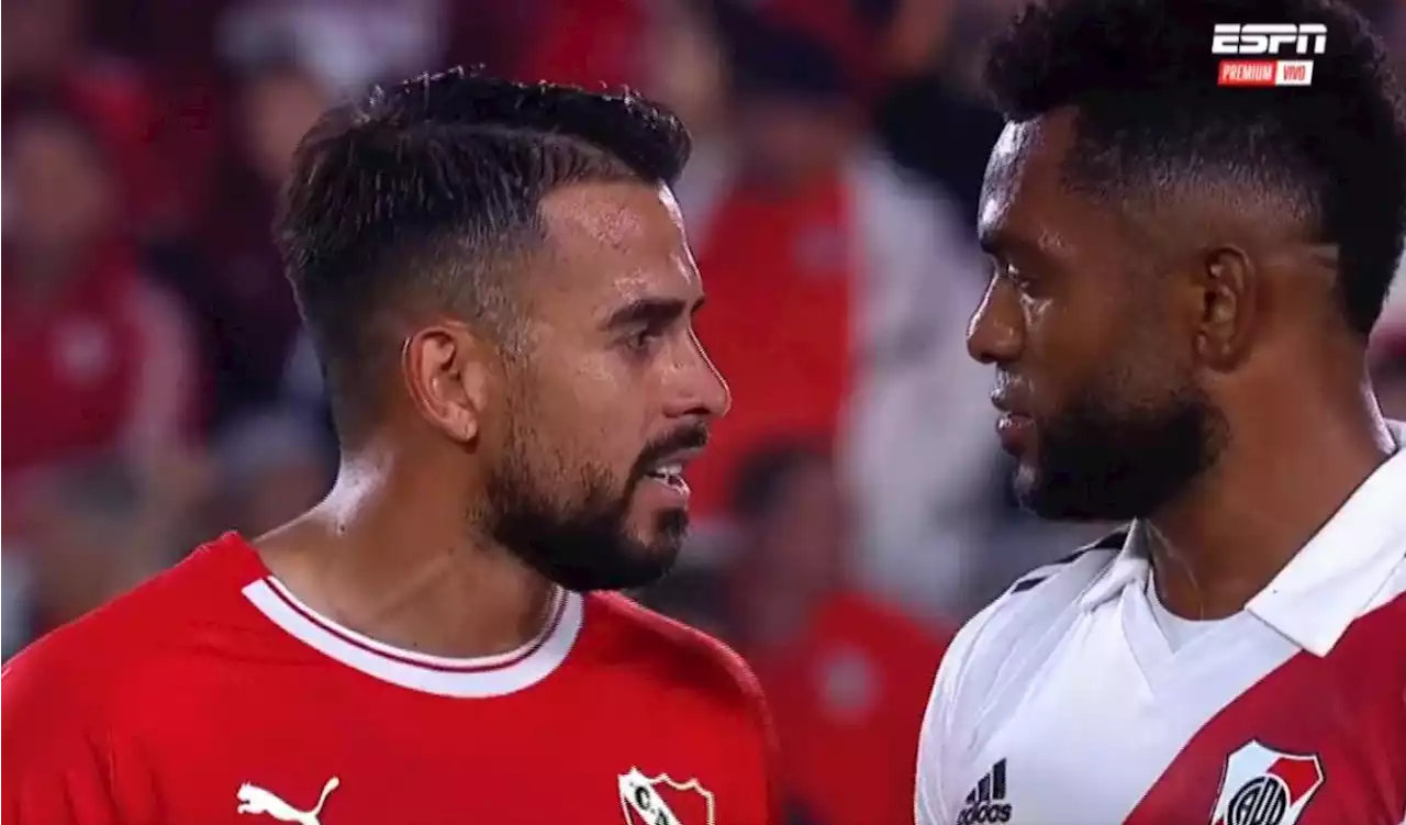 [Video] Borja terminó 'caliente' tras partido de River: gol y encontronazo con un rival