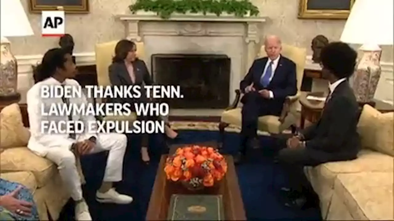 Biden thanks 'Tennessee three' for 'standing up'