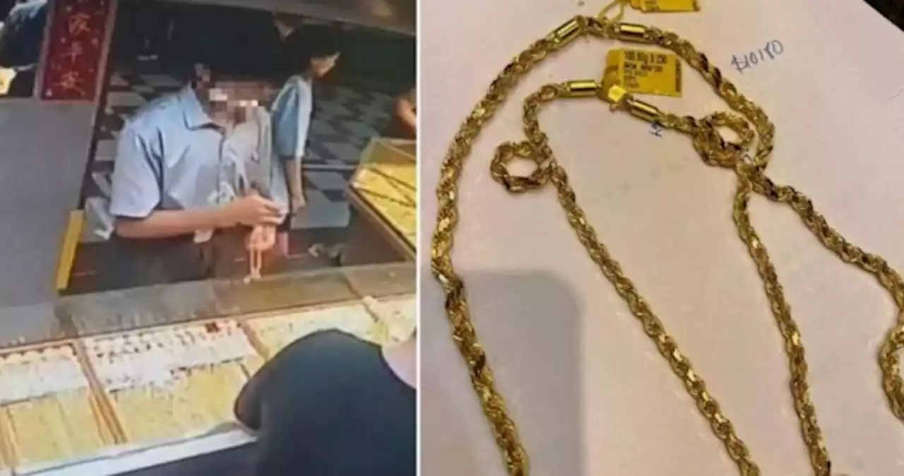 14-year-old boy allegedly snatches 2 gold chains as Chinatown jewellery store owner turns around