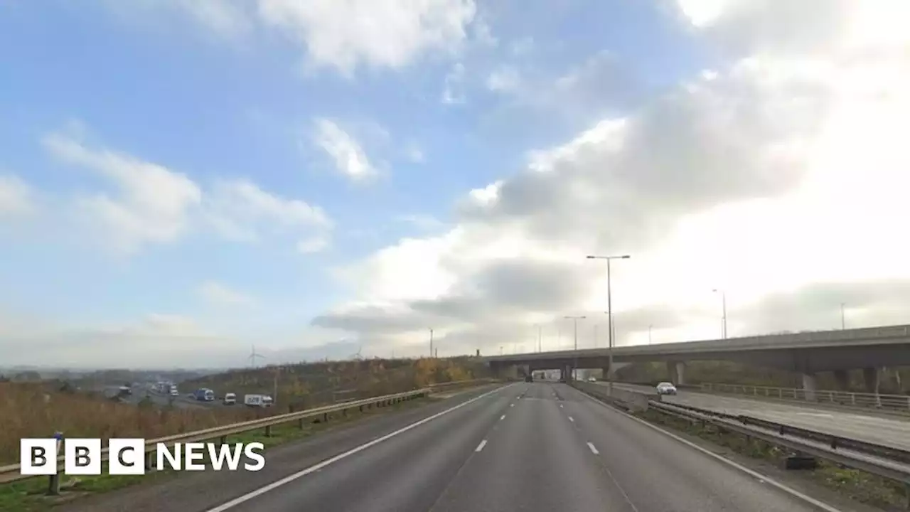 M1 and A14 closures after lorry left hanging off bridge after crash