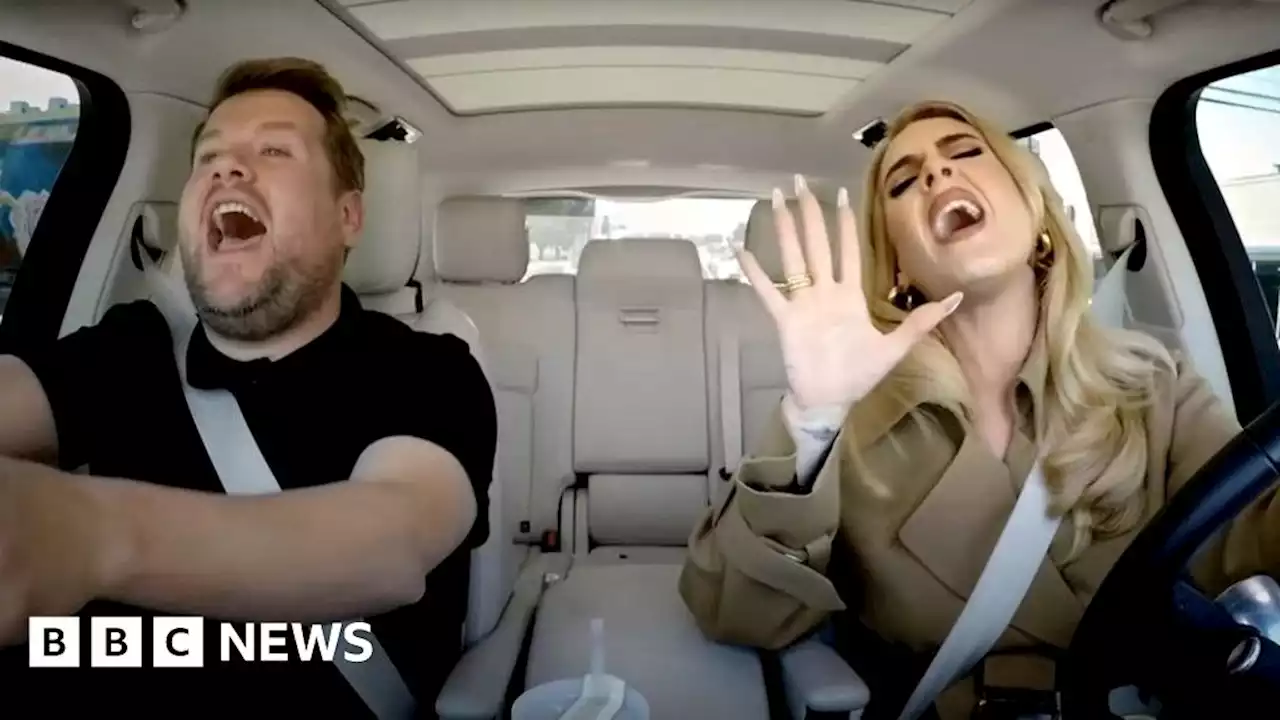 Adele joins James Corden for last ever Carpool Karaoke