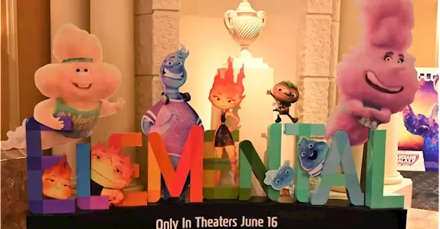 CinemaCon 2023 Sneak Peak: Pixar Showing Off New Elemental Standee