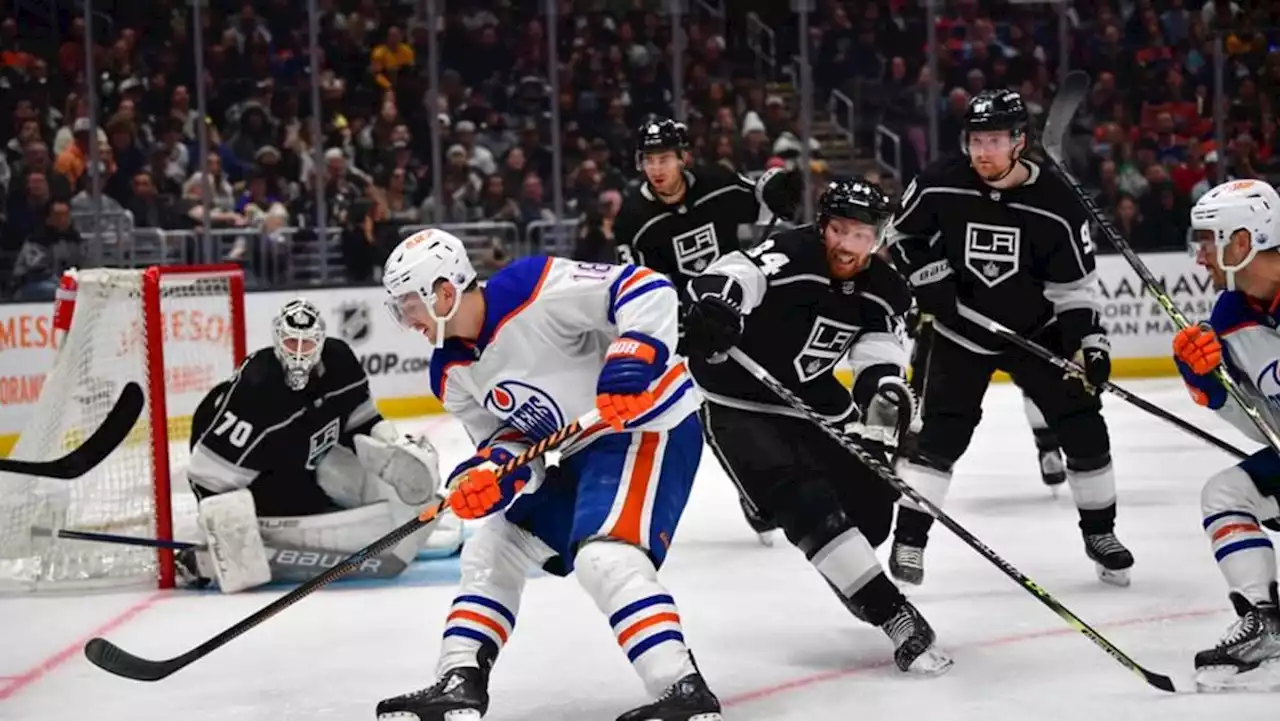 NHL roundup: Oilers prevail in OT, level series with Kings