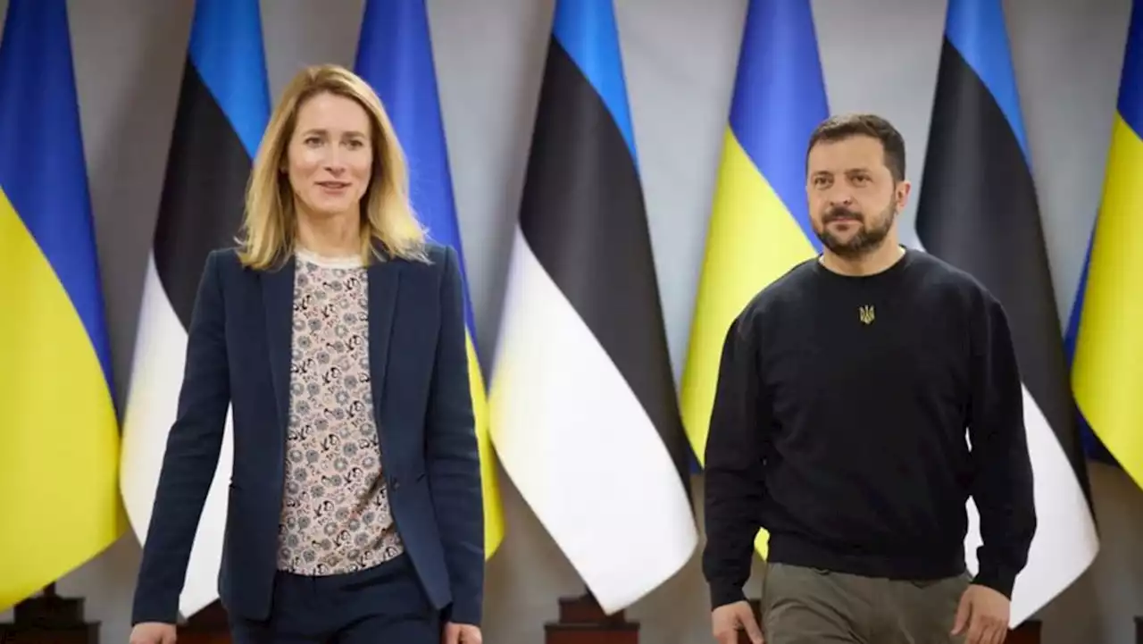 Visiting Ukraine, Estonian PM backs Kyiv over EU and NATO bids