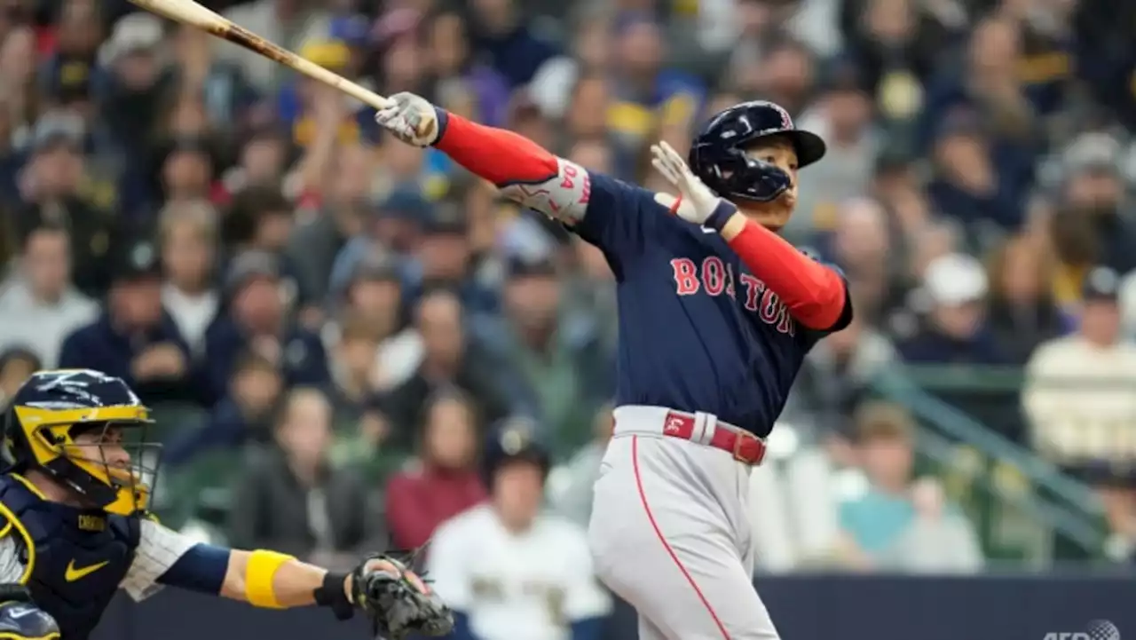 Yoshida hits two homers in one inning to spark Boston MLB win