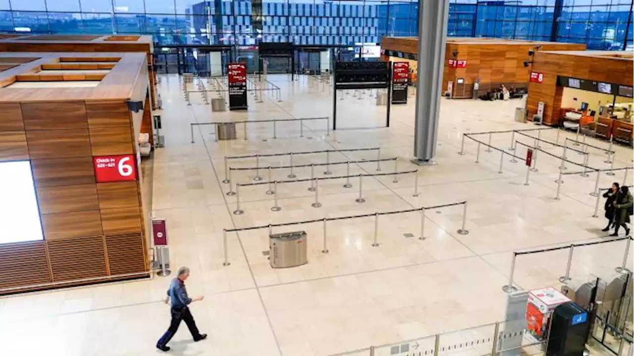 Warnstreik am Flughafen Berlin-Brandenburg hat begonnen