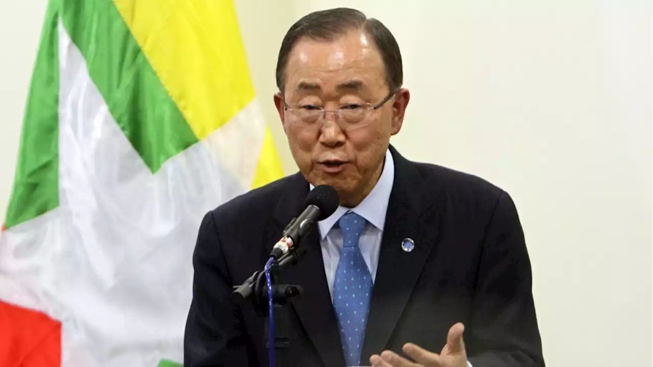 Ex-UN Secretary-General Ban Ki-moon on surprise Myanmar trip