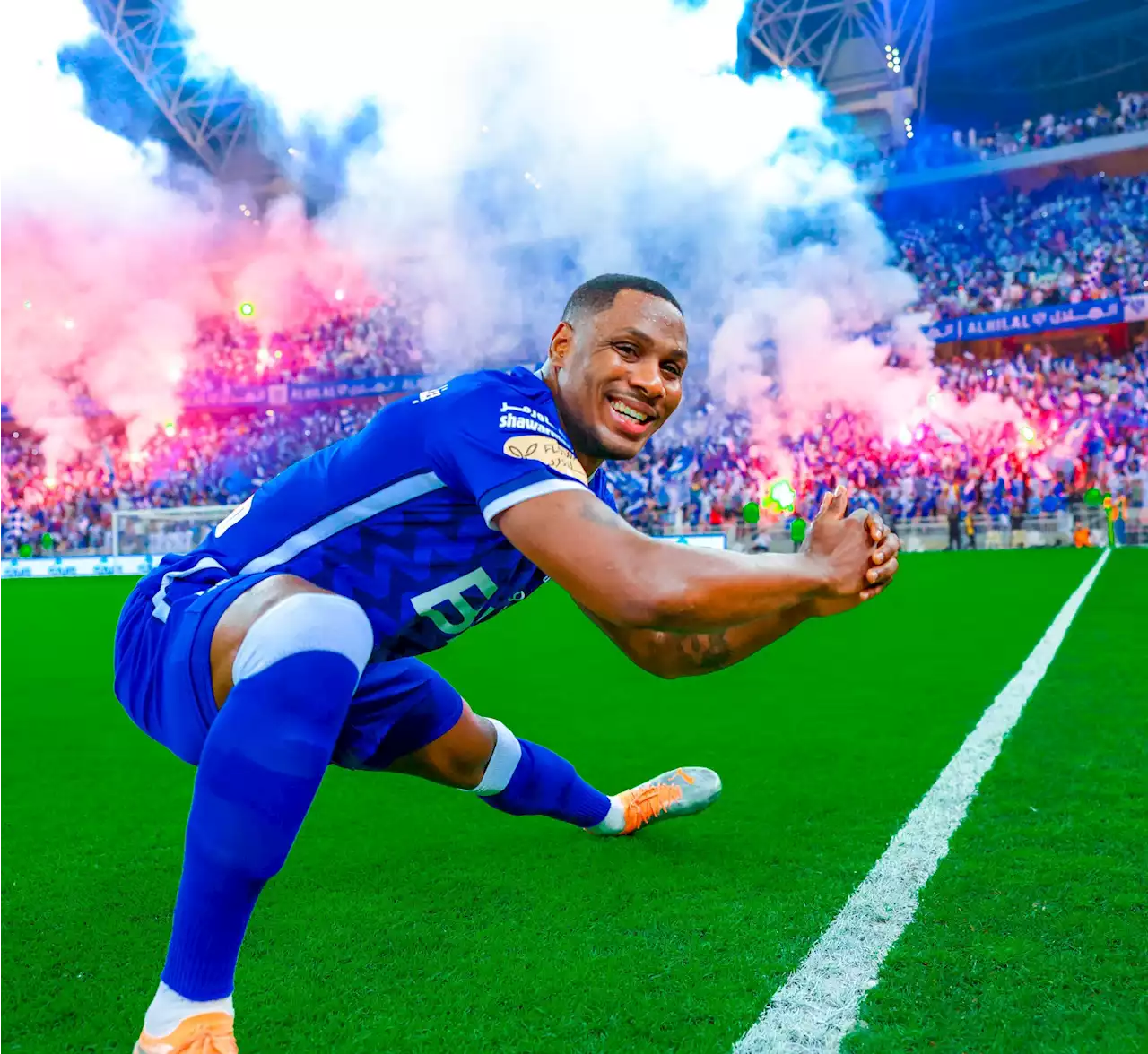 Ighalo celebrates as Al Hilal zoom into Saudi Cup final