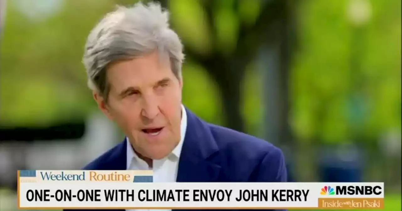 WATCH: John Kerry predicts climate change will cause loss of crops and homes