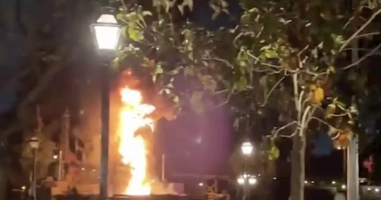 Massive fire breaks out at Disneyland in California