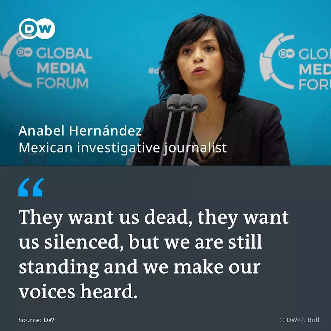 Anabel Hernández receives DW Freedom of Speech Award in Bonn – DW – 05/28/2019