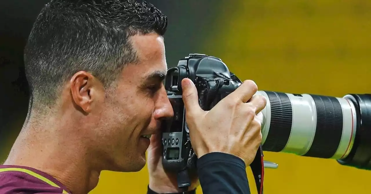 Cristiano Ronaldo dejó el fútbol, ¡por la fotografía!