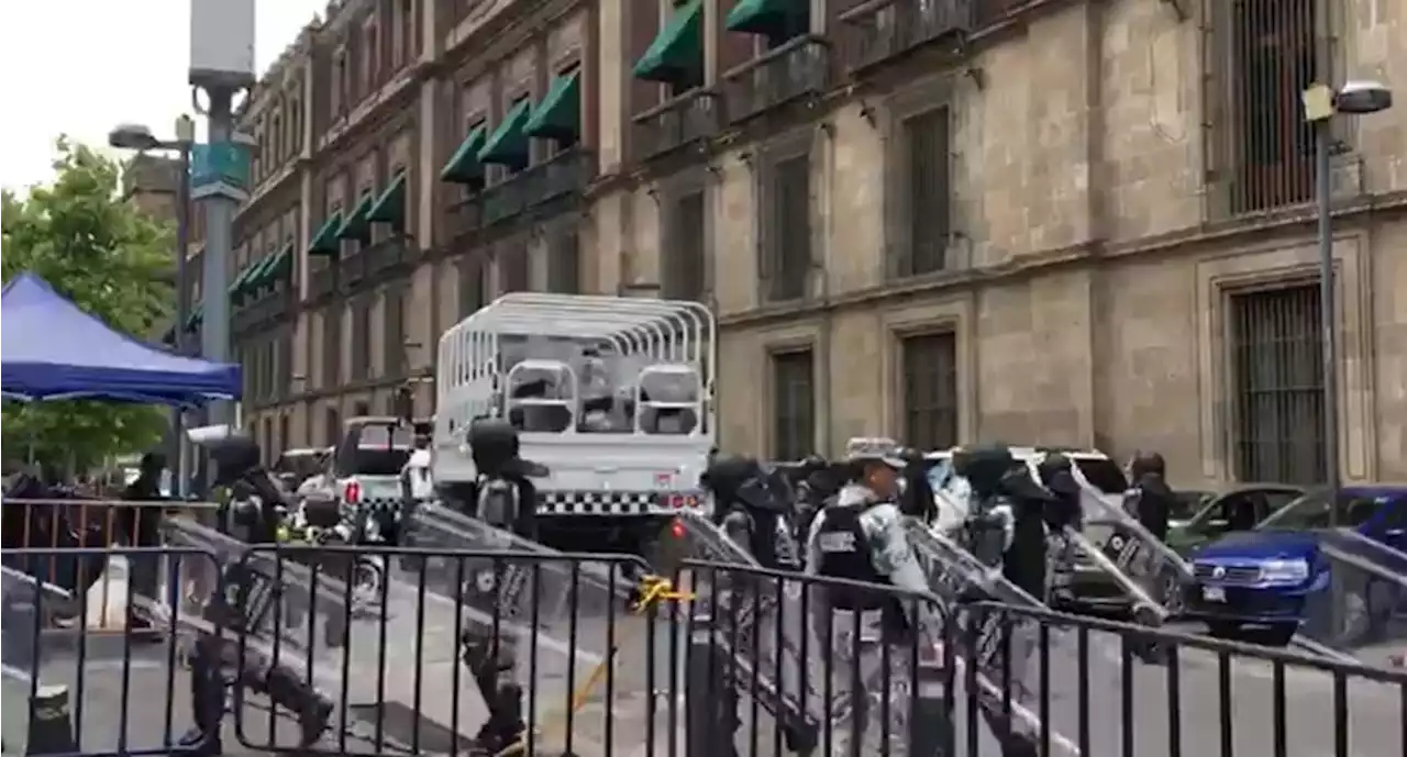 Guardia Nacional llega a inmediaciones de la Corte a para reforzar la seguridad