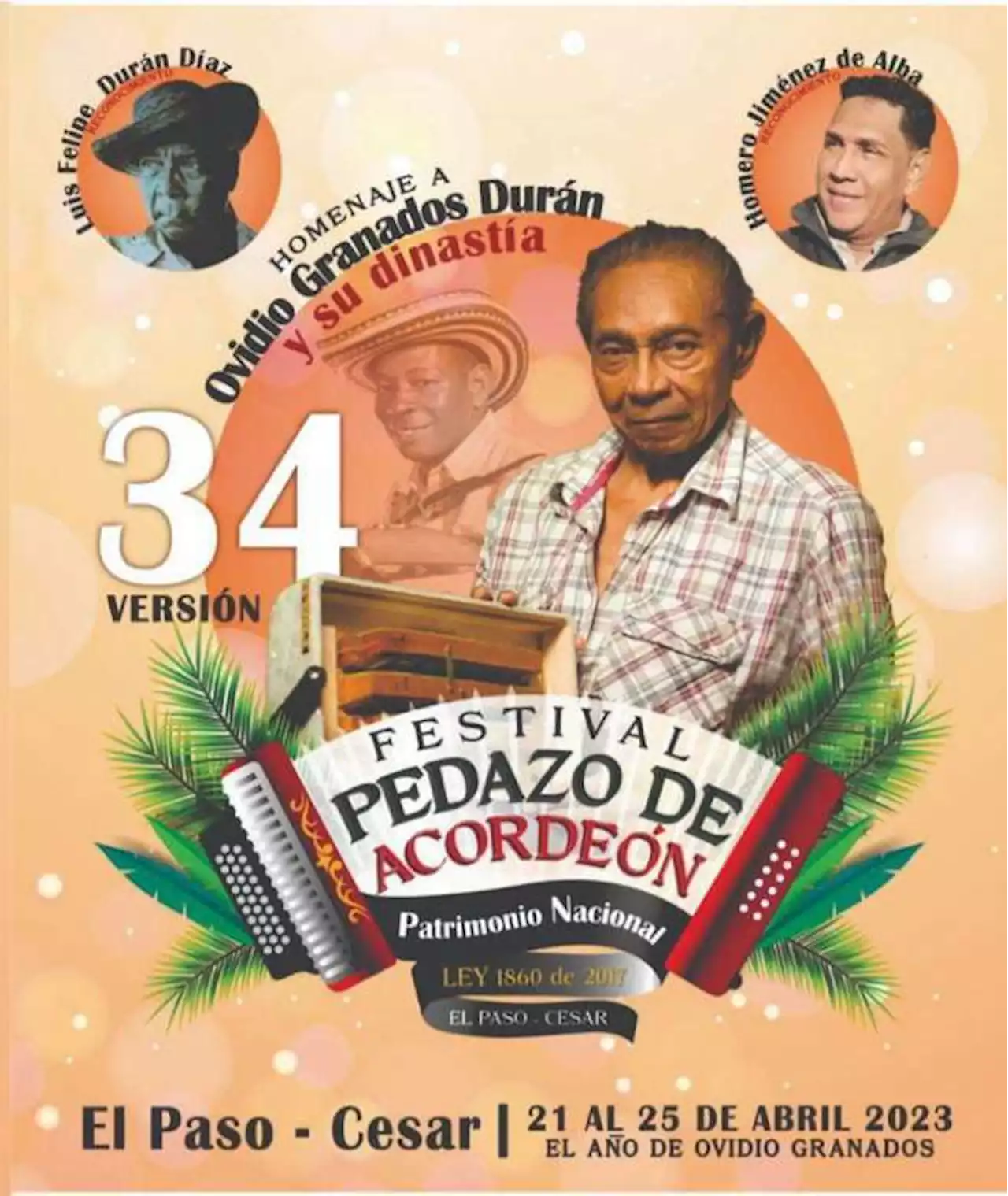 Se inicia el Festival Pedazo de Acordeón en el Paso, Cesar