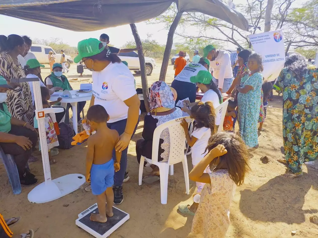 Jornadas de atención en La Sabana de Manaure para frenar mortalidad infantil