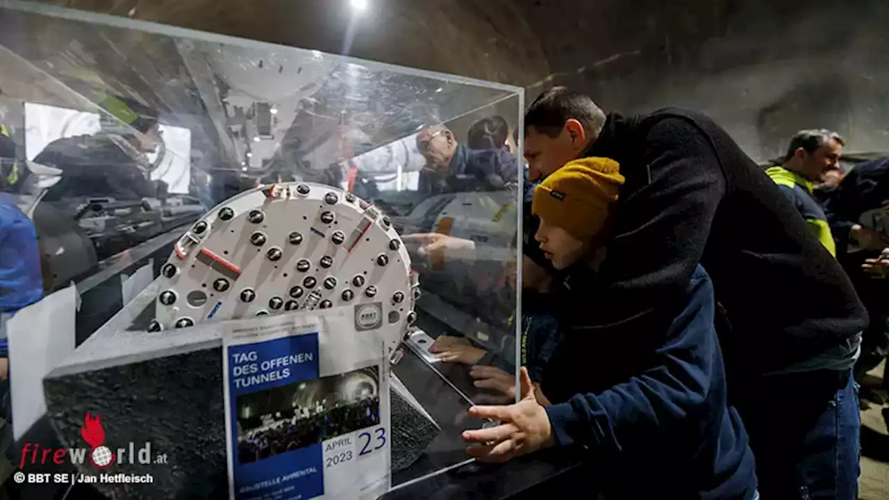 Tirol: Der Brenner-Basis-Tunnel öffnete die Pforten für Besucher → 230 km Tunnelröhren im Bau