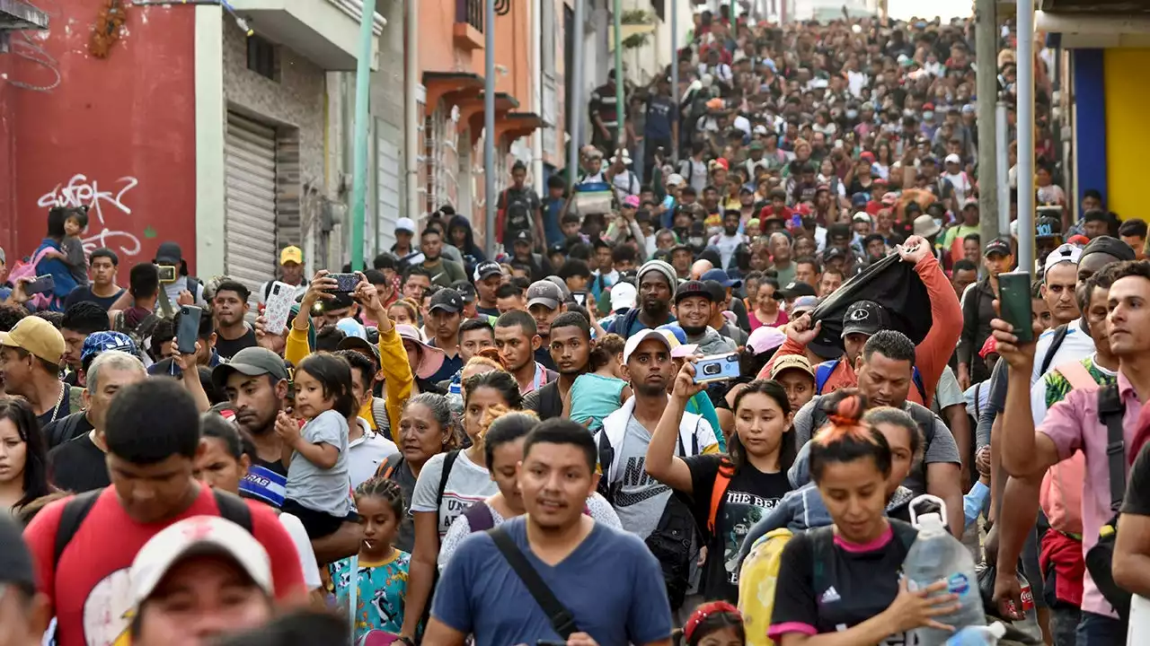 3,000 migrants in Mexico join massive march demanding end to detention centers after last month's deadly fire