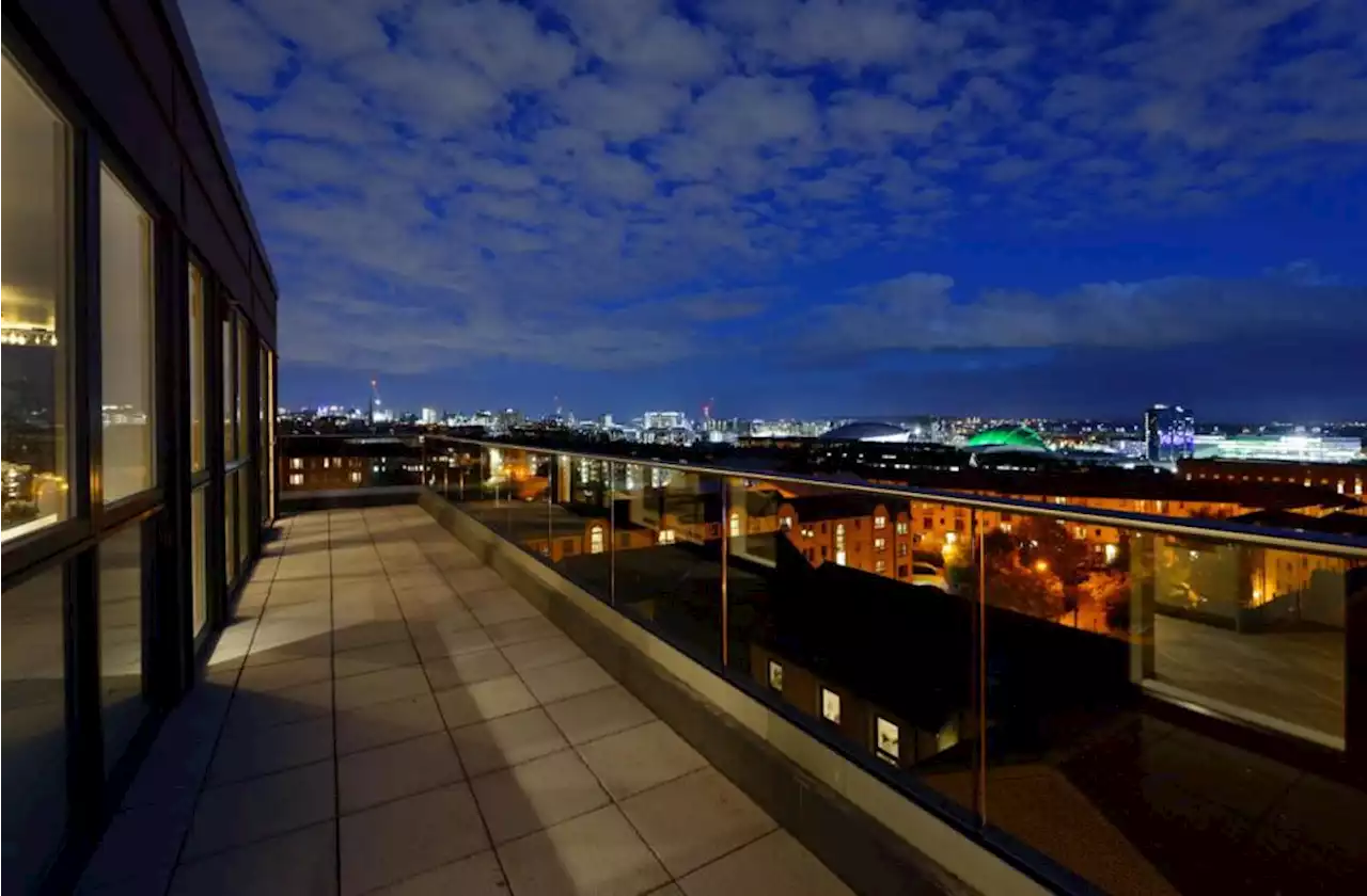 Luxury penthouse with 'best views' of Scottish city up for sale