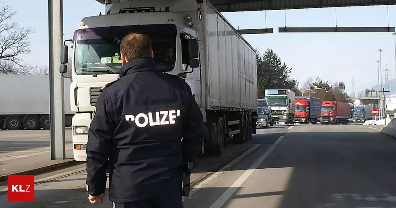 Schwerverkehr im Visier: Mehrere LKW mit Mängeln in Kärnten aus dem Verkehr gezogen | Kleine Zeitung