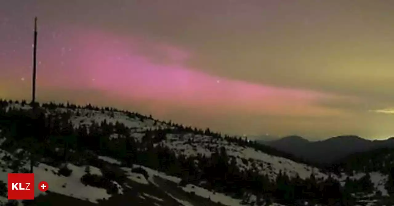 Sonnensturm als Auslöser: Staunen über seltene Polarlichter am Nachthimmel | Kleine Zeitung