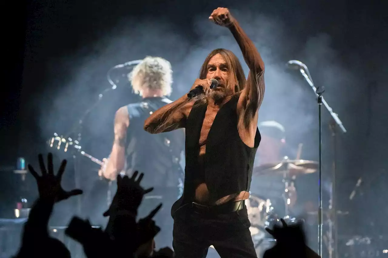 Photos: Punk-rock pioneer Iggy Pop plays classics with all-star band at Masonic