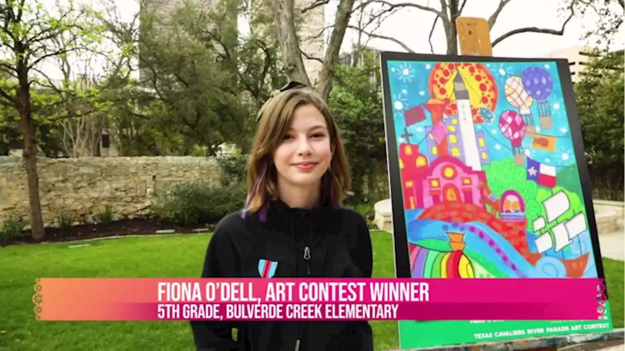 San Antonio 5th-grader wins Texas Cavaliers River Parade Art Contest