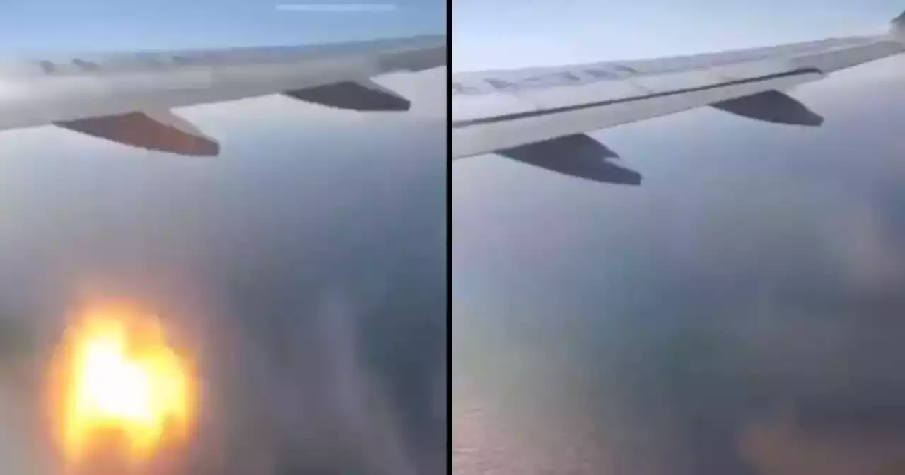 Video: Turbina explota en pleno vuelo y aterrizan de emergencia