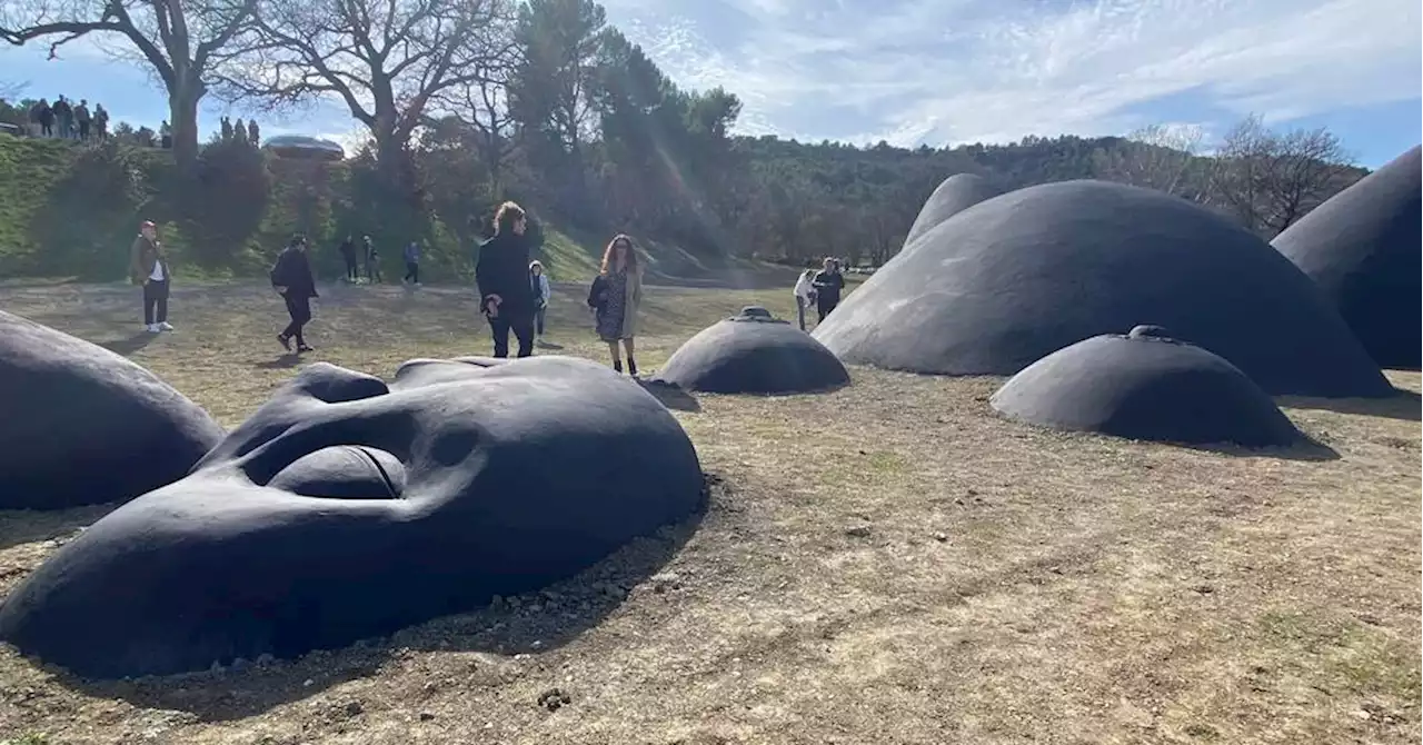 Pays d'Aix : 'Mater Earth', l'oeuvre monumentale de Prune Nourry, inaugurée au Château La Coste