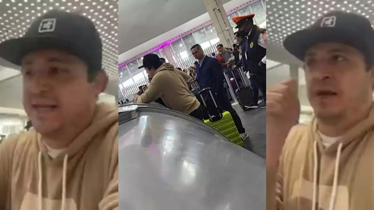 VIDEO | Ricardo O'Farril arma escándalo en el aeropuerto: 'Estoy harto'