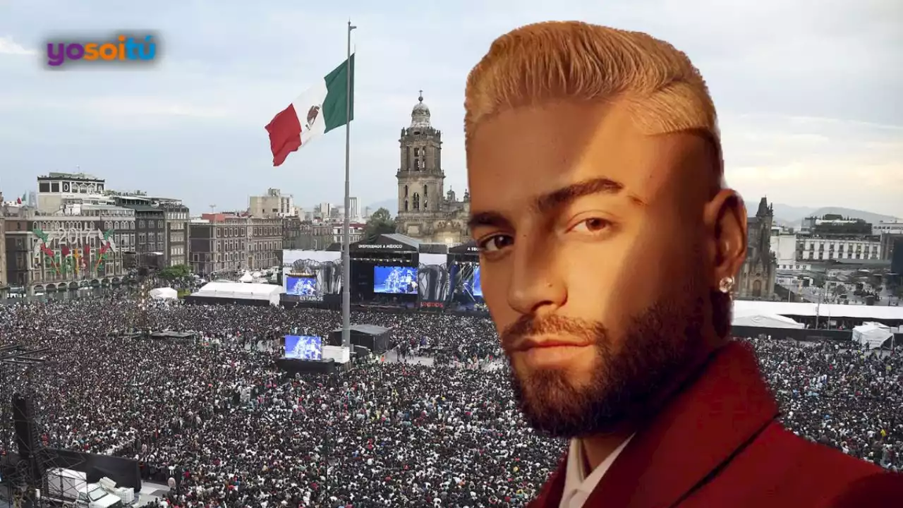 Maluma anuncia CONCIERTO EN EL ZÓCALO de CDMX