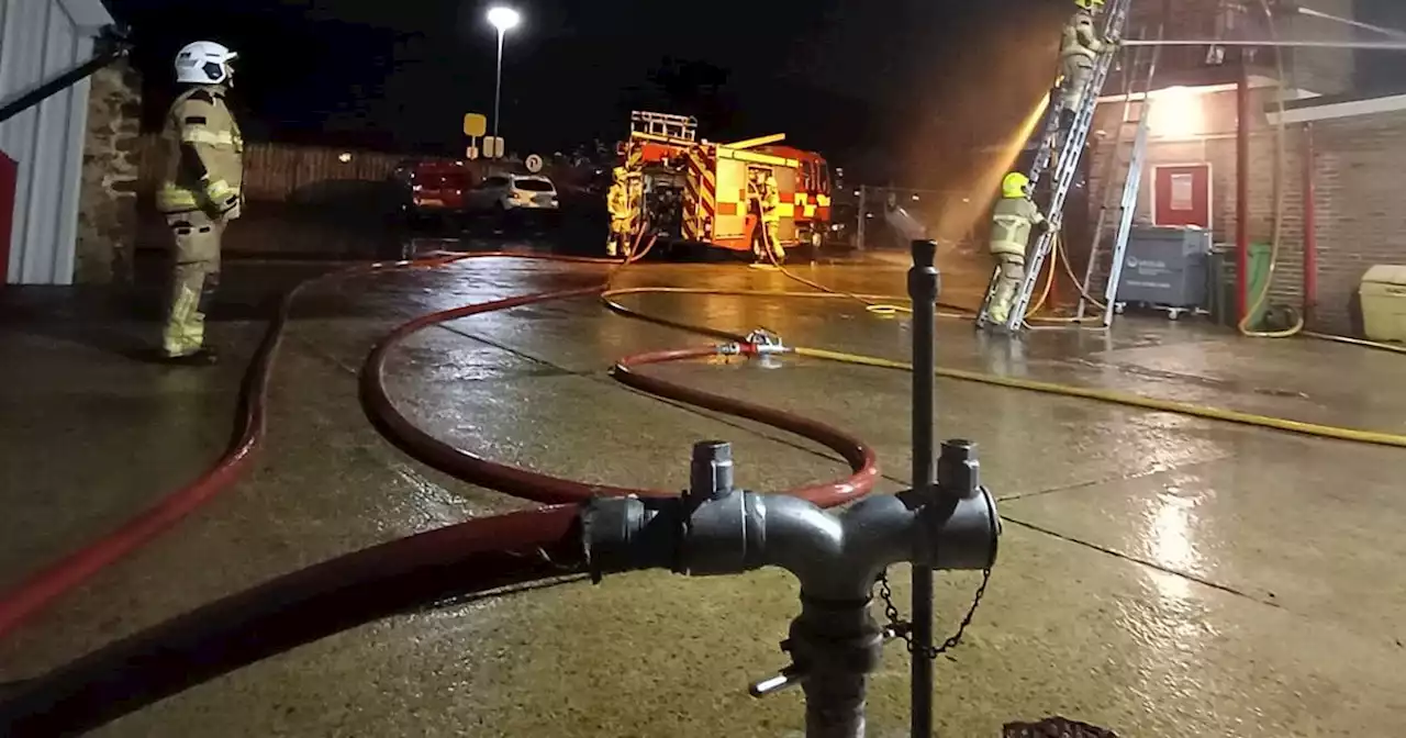 LIVE: Fire at old Old Seacroft Hospital in Leeds