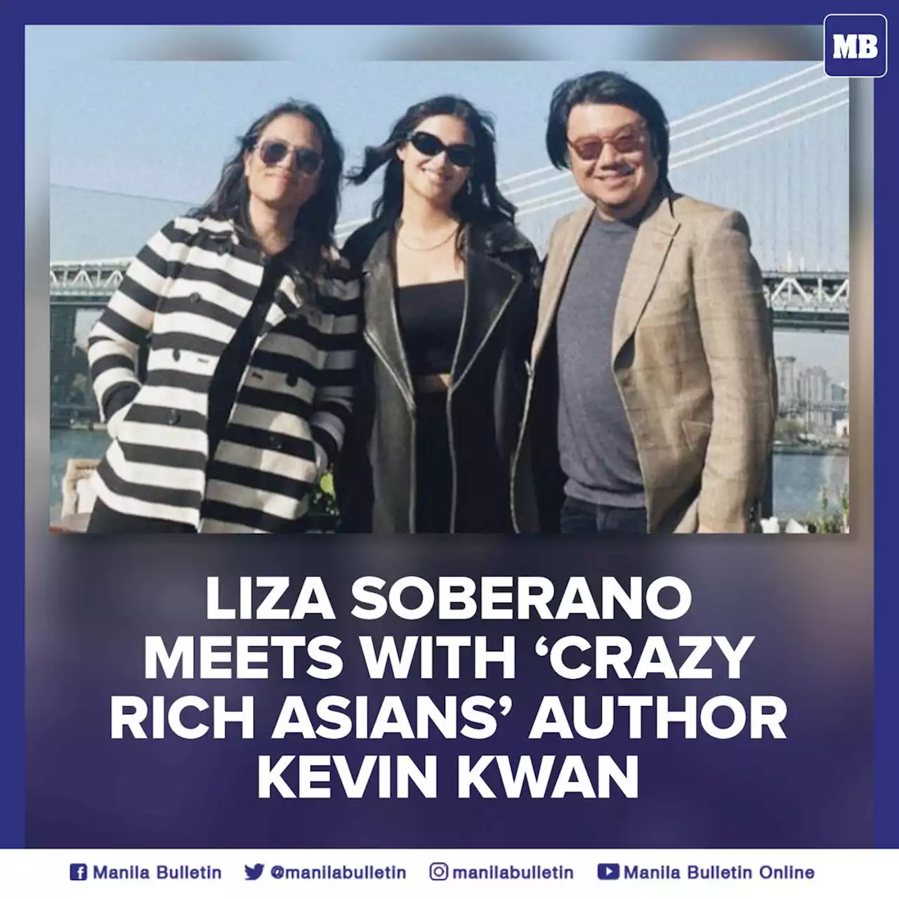 Liza Soberano meets with Kevin Kwan