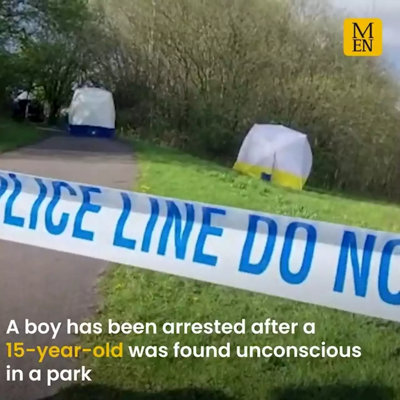 BREAKING: Boy, 16, arrested after 15-year-old found unconscious in park