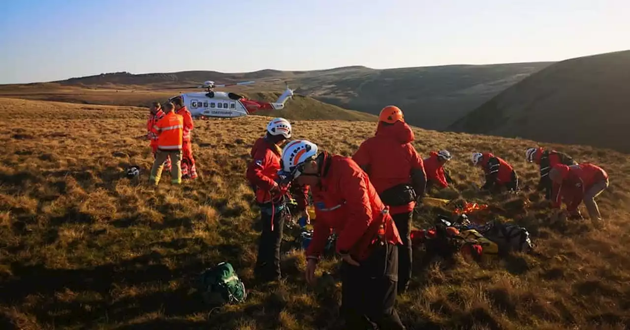 Tragedy as mountain biker dies in horror 90ft fall down hillside