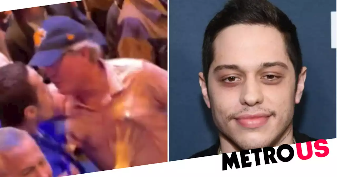 Pete Davidson pushes away fan who gets a little too close for selfie