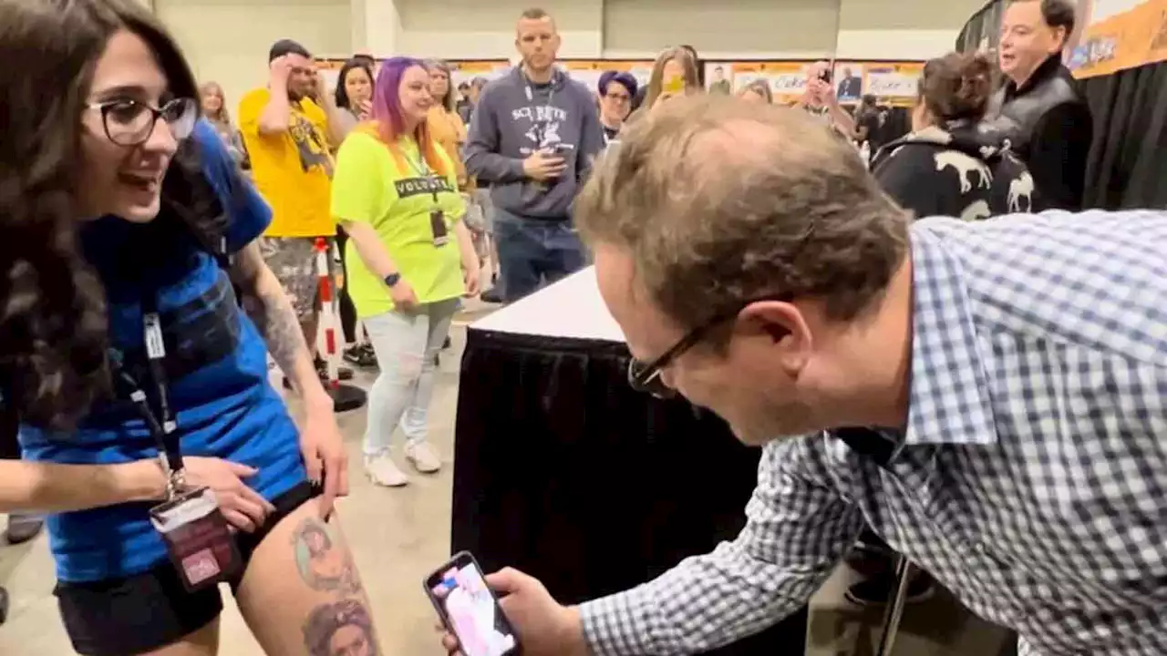 Watch Rainn Wilson React to Superfan’s 23 ‘The Office’ Tattoos