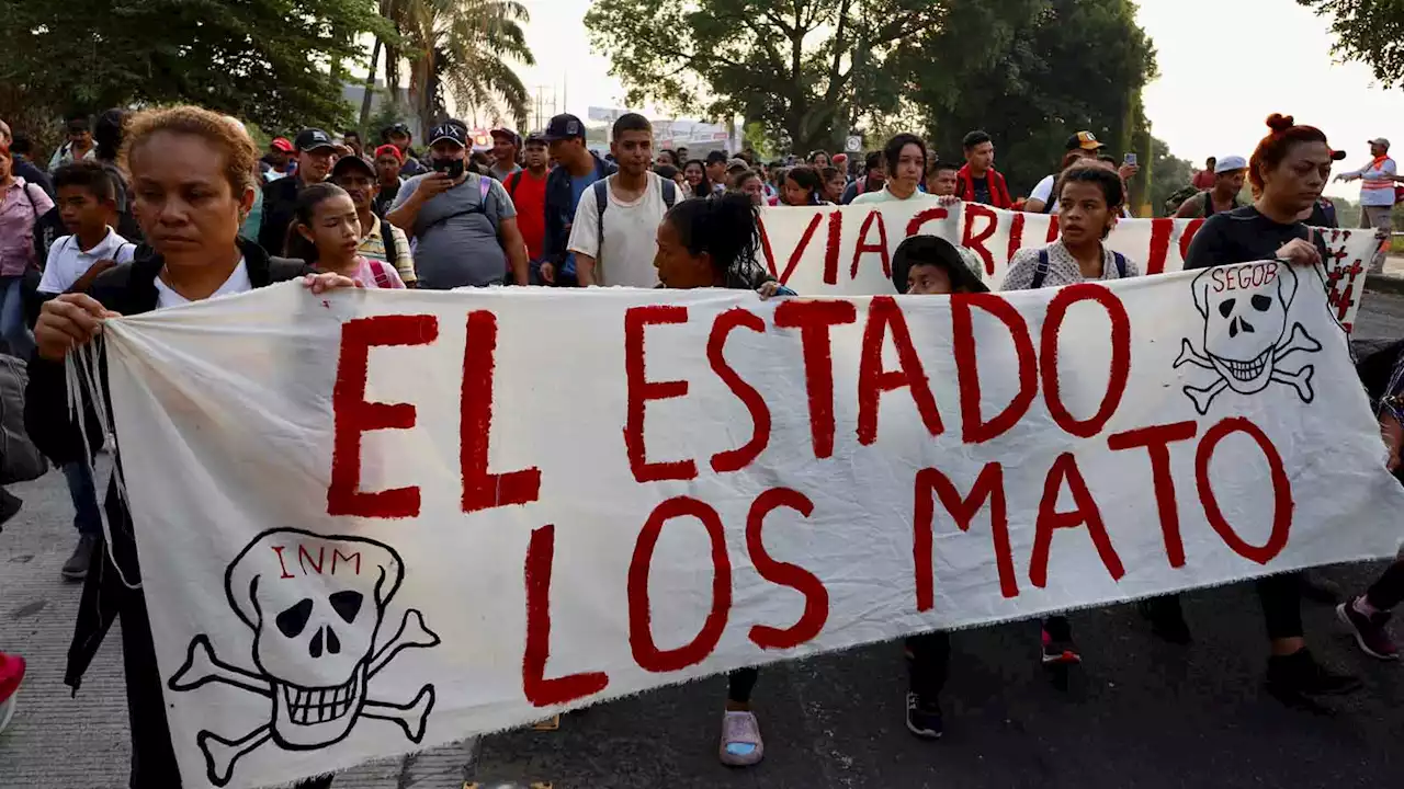 Thousands of Migrants Walking to Mexico City in Protest of Treatment