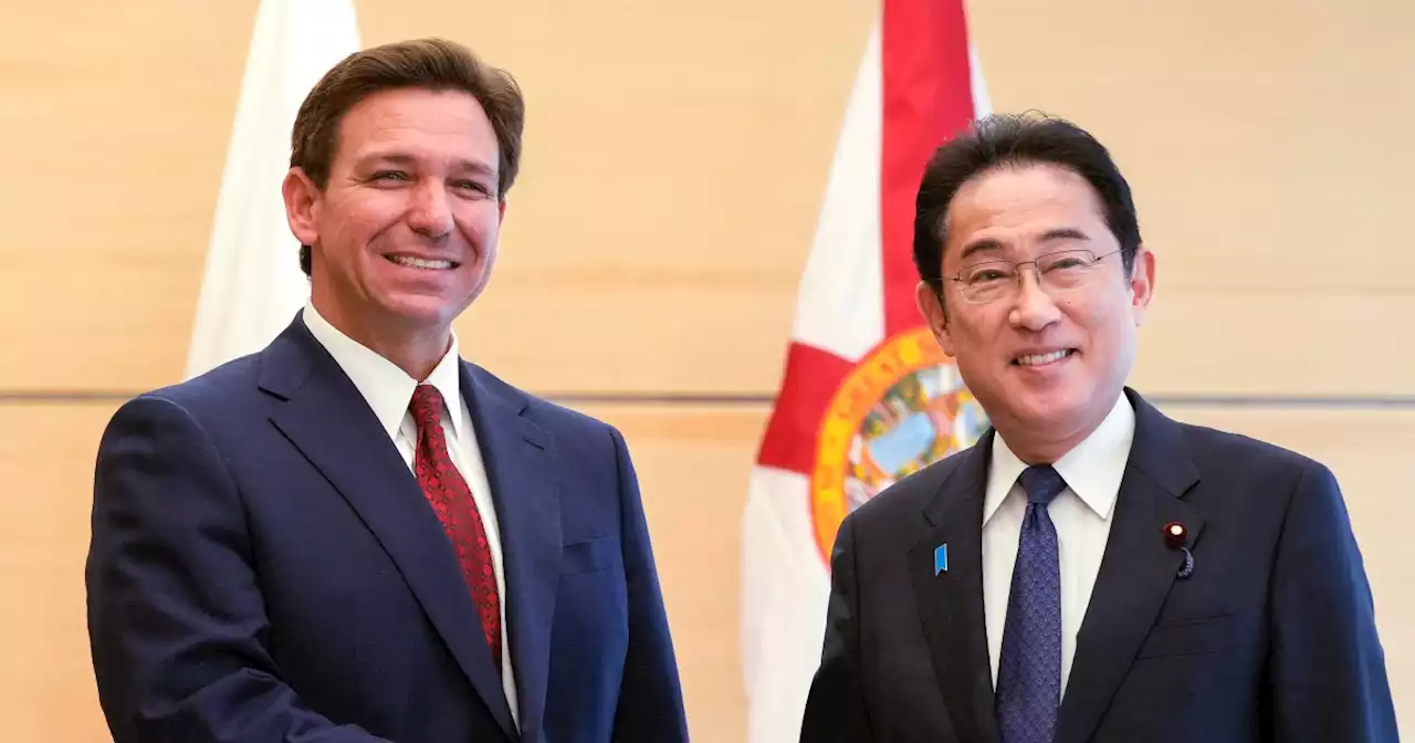 Ron DeSantis praises military build-up in visit to Japan